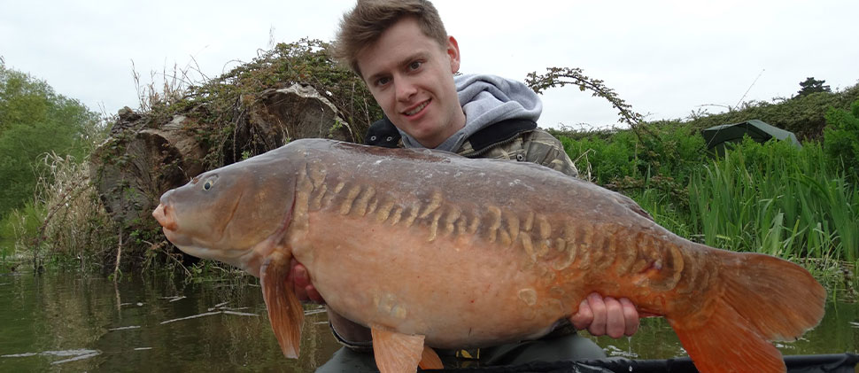 Angler holding a fish