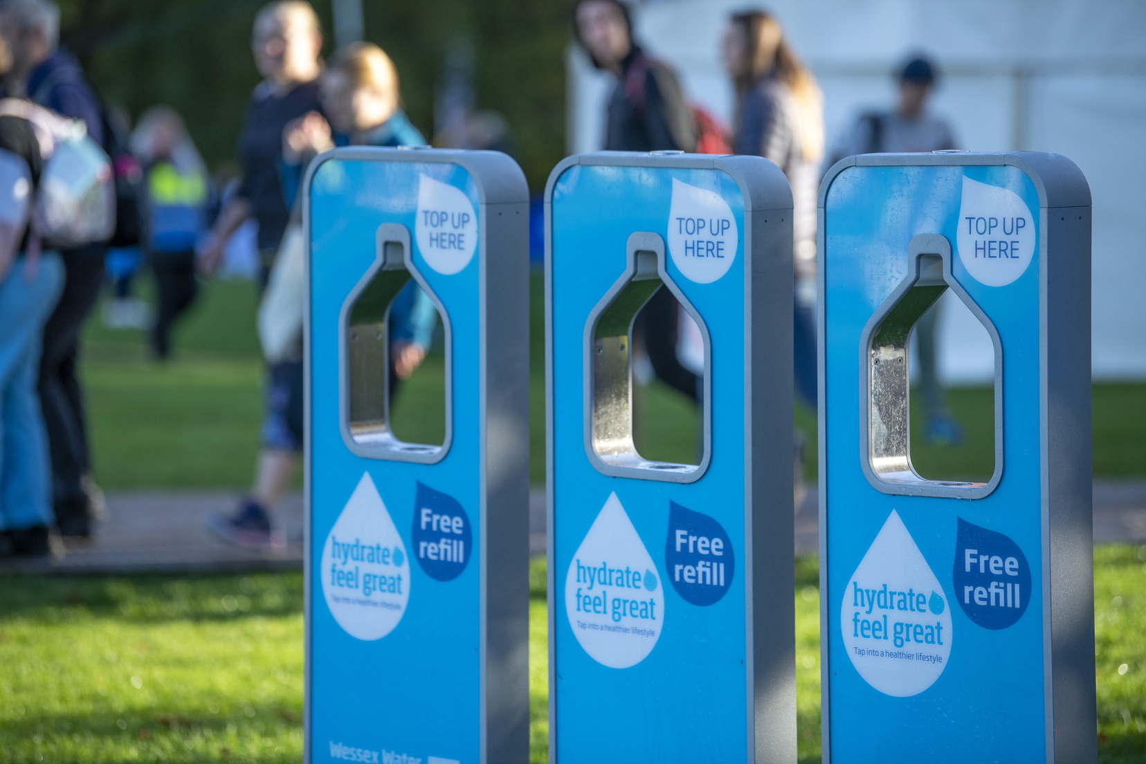 Refill points at local event